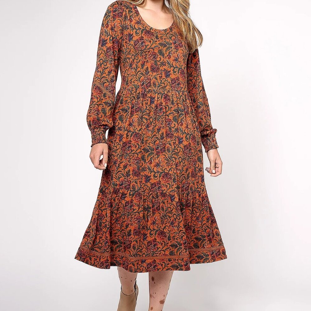 Denim & Co. Canyon Retreat Midi Dress